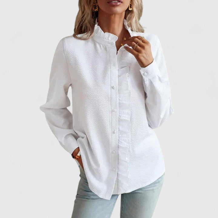 Yasmine | Elegante Bluse mit langen Ärmeln
