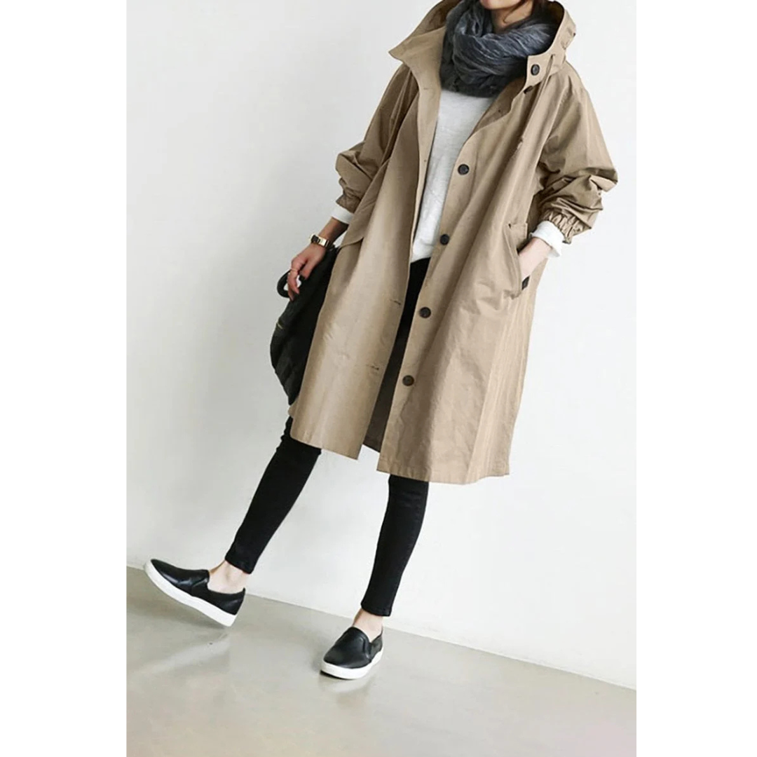 Damen Vielseitig Trench Mantel | Lange