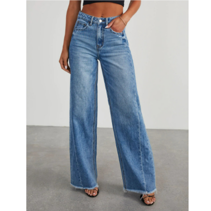 Eirlys | Weite Damenhose Mit Hoher Taille