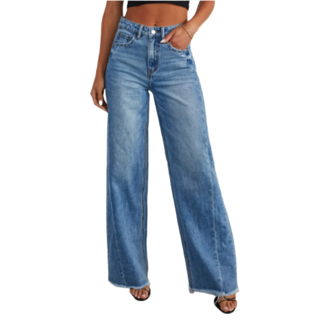 Eirlys | Weite Damenhose Mit Hoher Taille