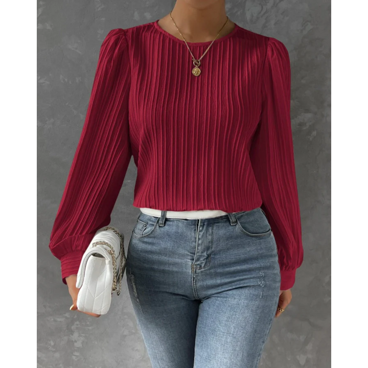 Kiki | Damen Moderne Bluse | Langarm
