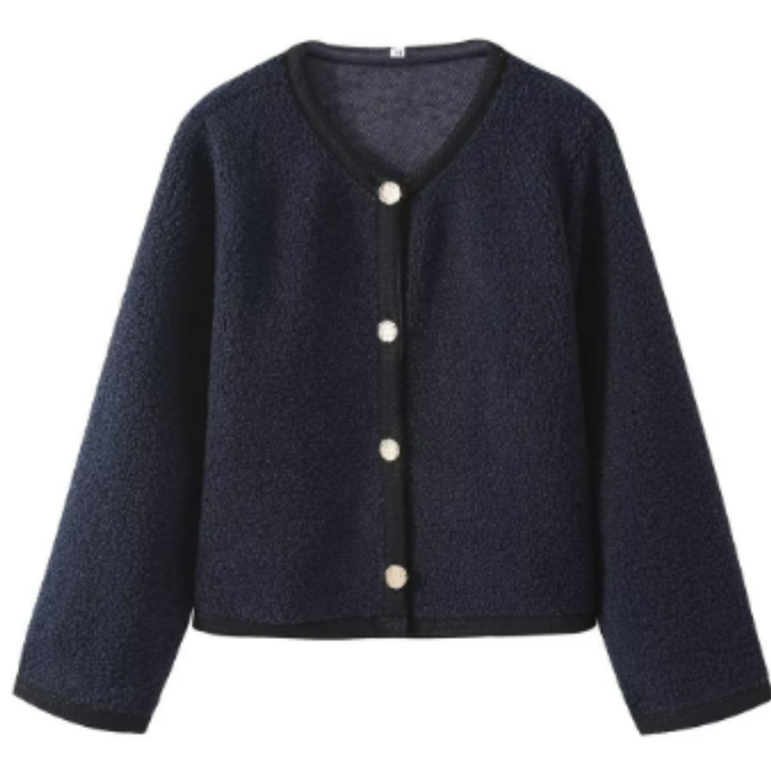 Kerstinin | Damen Teddy Strickjacke