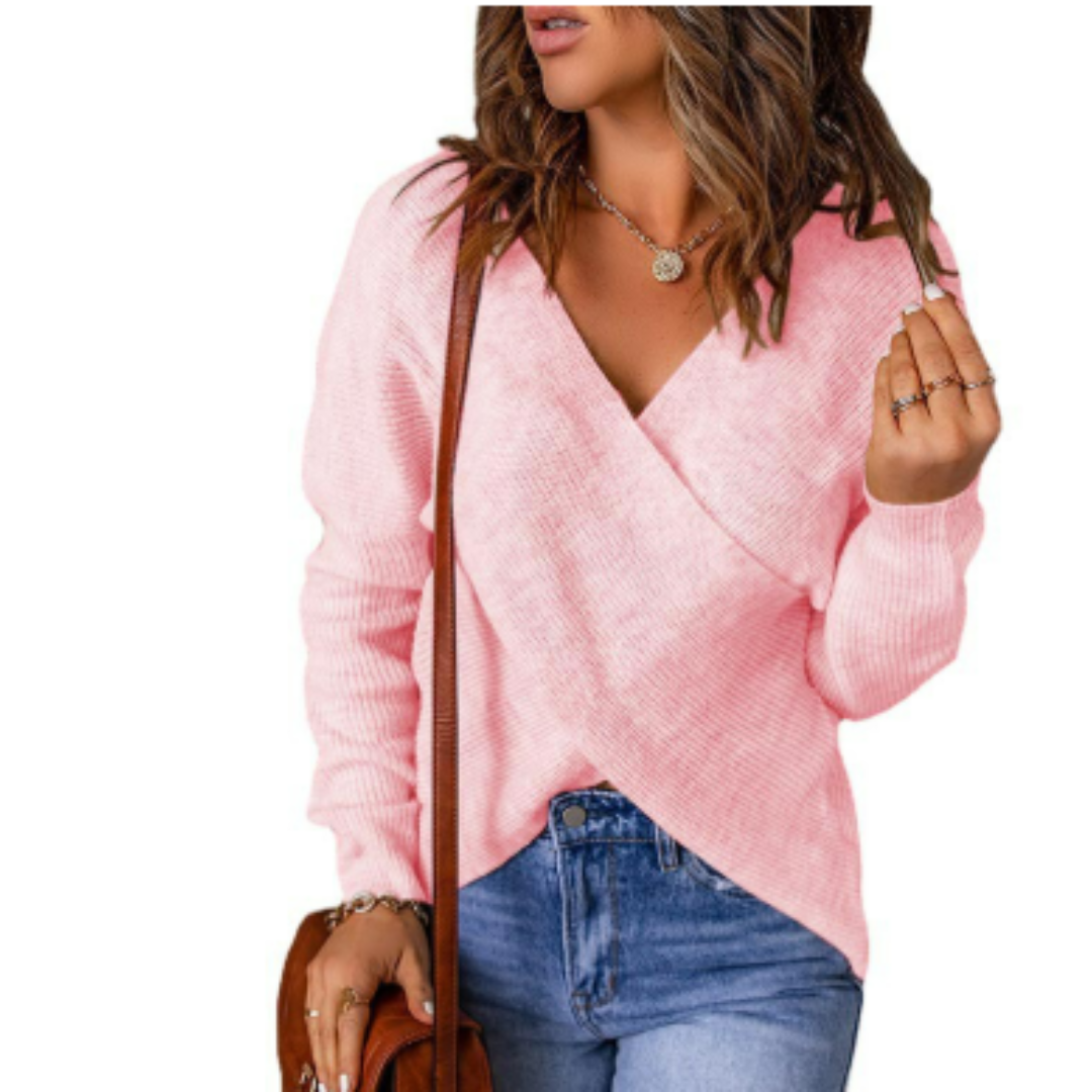 Maddoxa | Damen Pullover gekreuzt