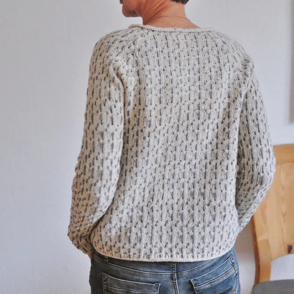 Anja – Eng gestrickter Pullover