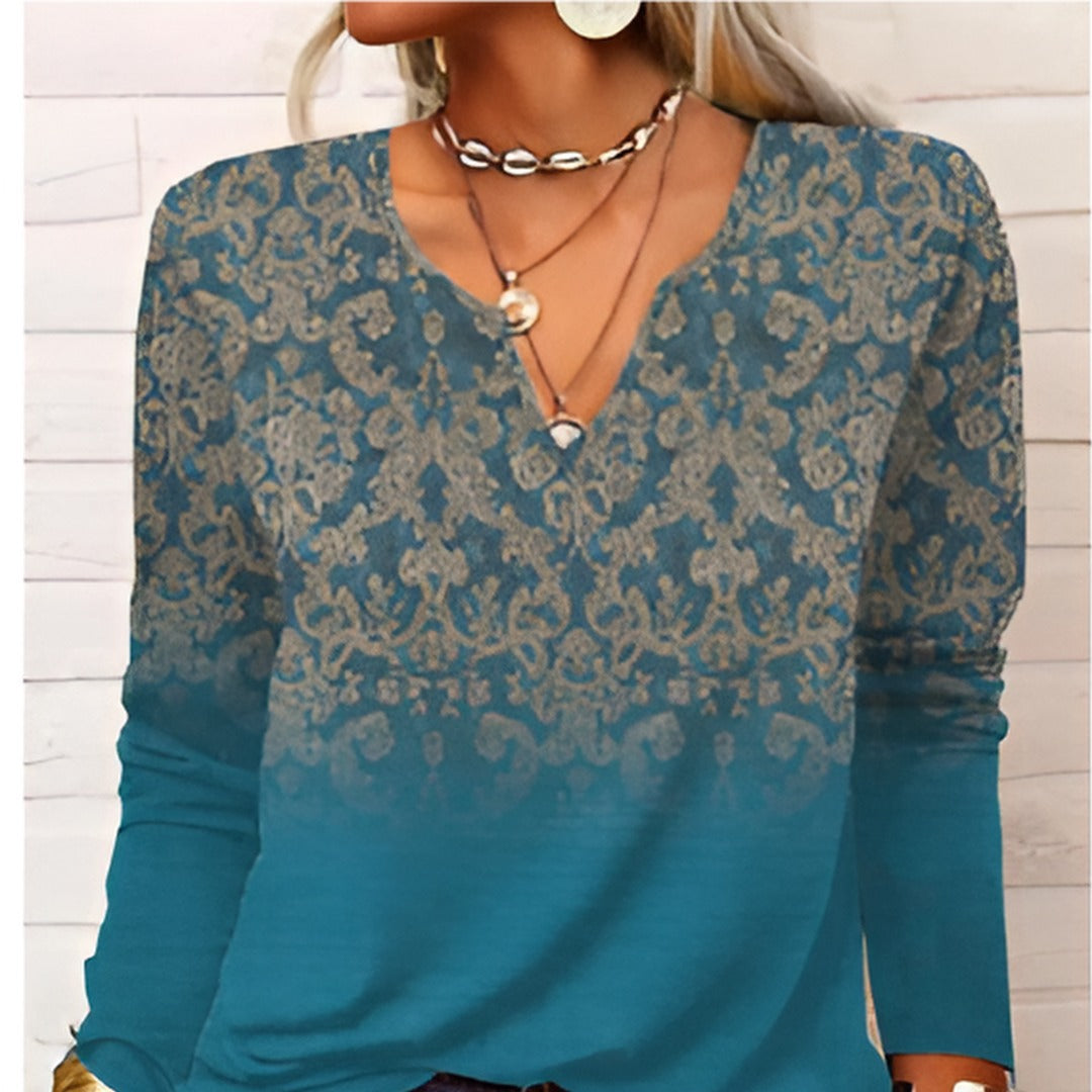 Christanin | Damen Bequeme Bluse | Jahrgang