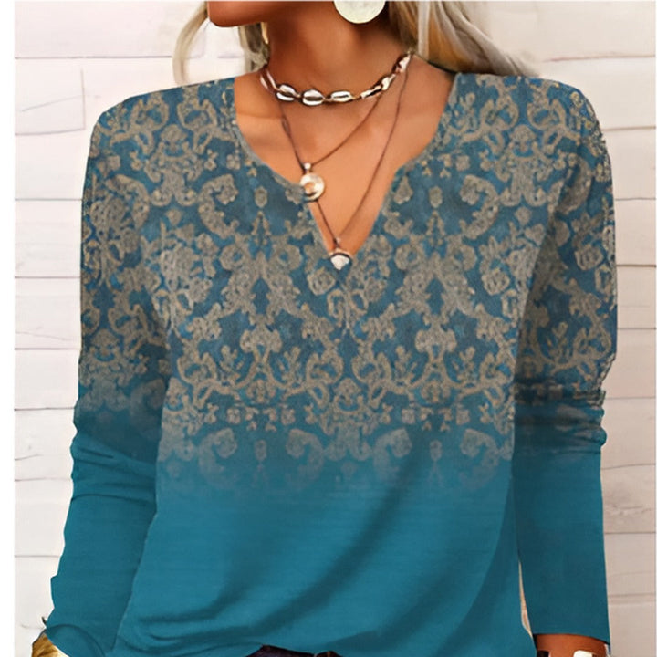 Christanin | Damen Bequeme Bluse | Jahrgang