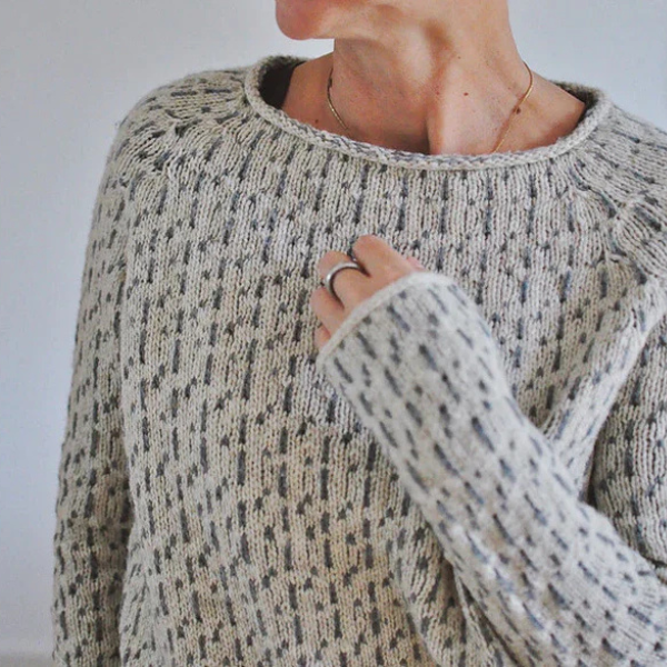 Anja – Eng gestrickter Pullover