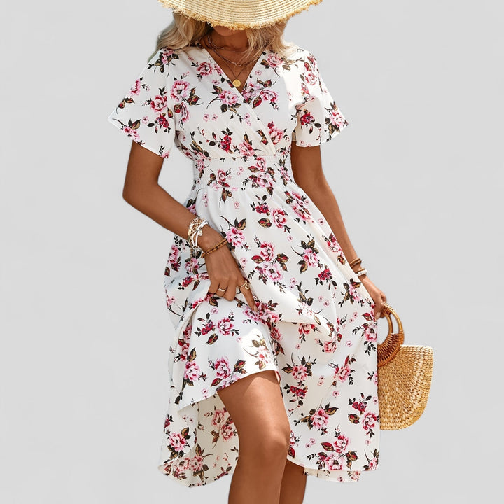 Gretalise | Bequemes Sommer-Midikleid