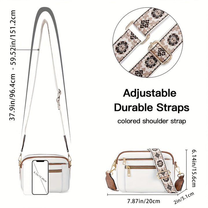 Lora. - Crossbody Tasche aus veganem Leder