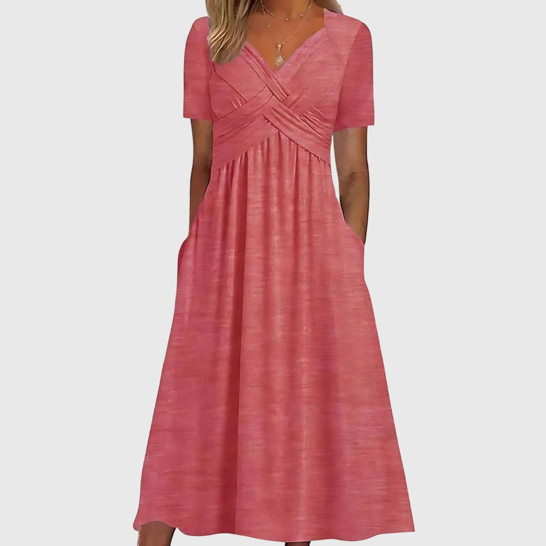 Viola™ | Midi-Kleid mit Bauchkontrolle