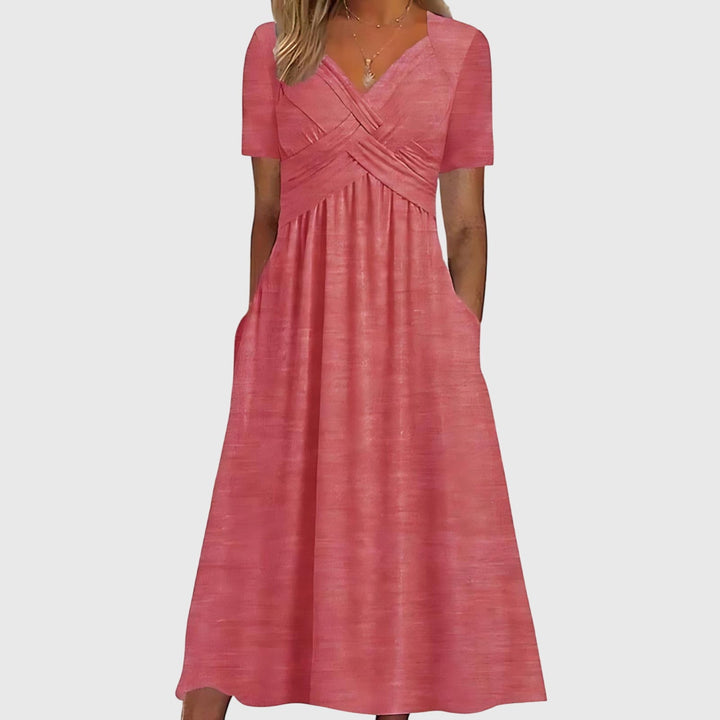 Viola™ | Midi-Kleid mit Bauchkontrolle