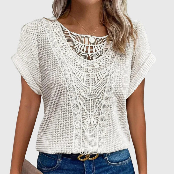 Perle™ | Elegante Ibiza-Stil Bluse