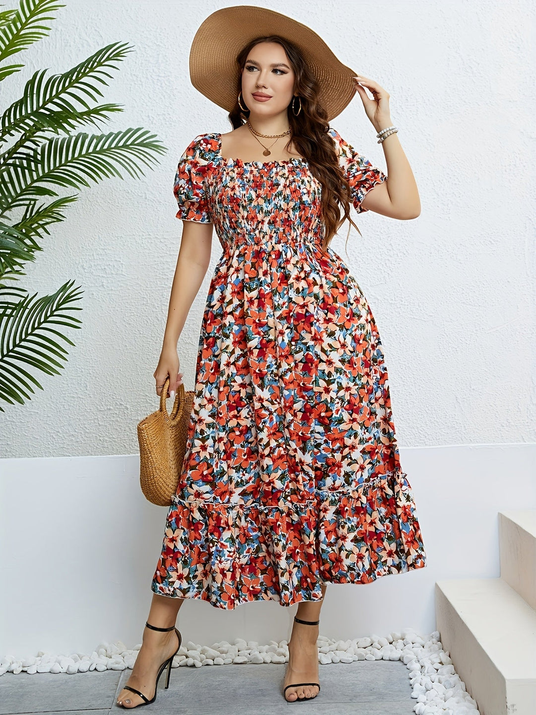 Theresa - Vintage Blumenkleid
