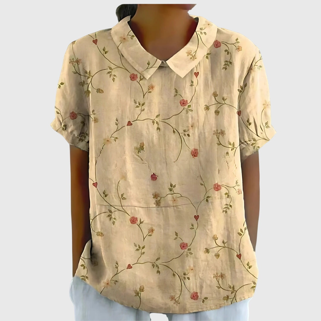 Jenna™ | Blumenbluse