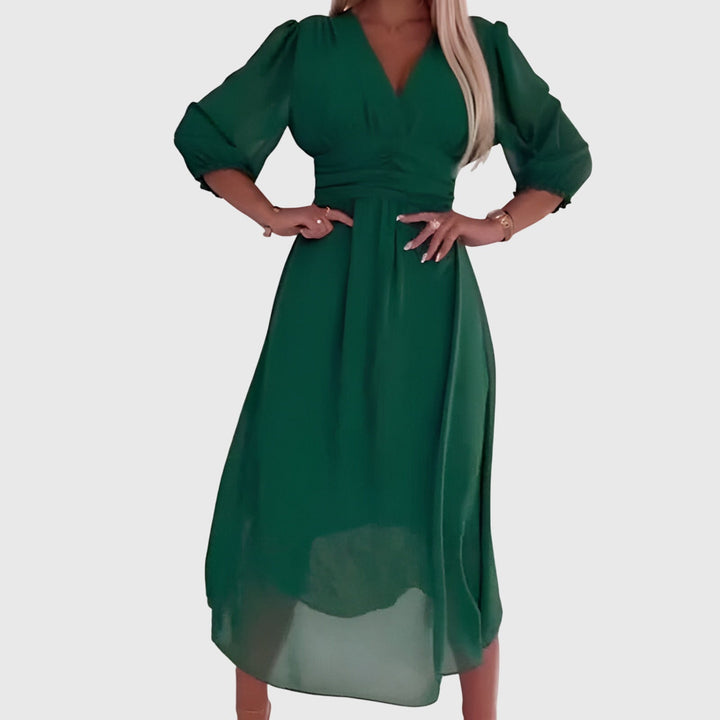 Chloe™ | Leichtes Seidiges Chiffonkleid
