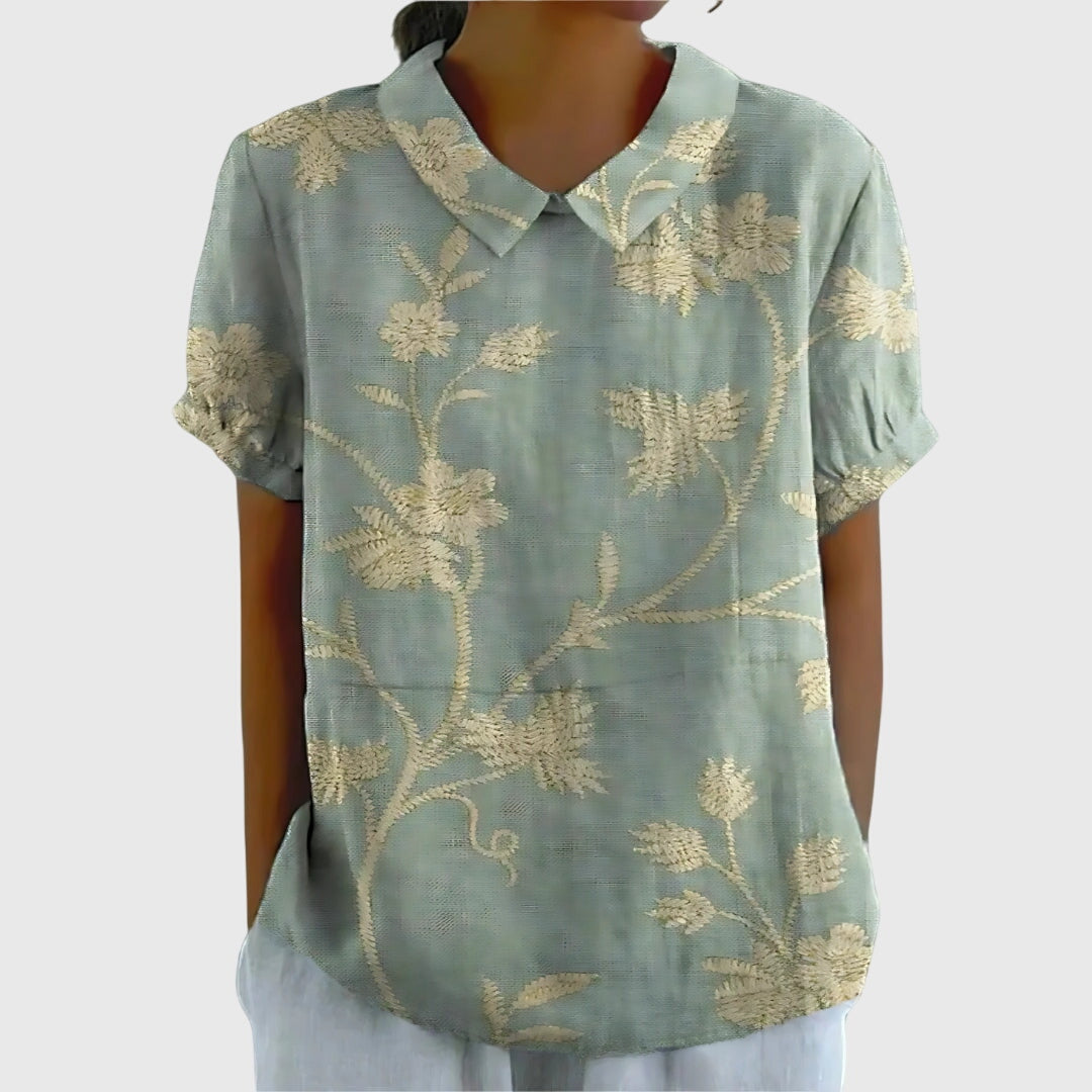 Jenna™ | Blumenbluse