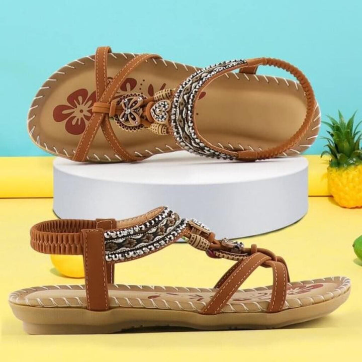 Havana - Sandalen mit elastischem Riemen und weicher Plattform