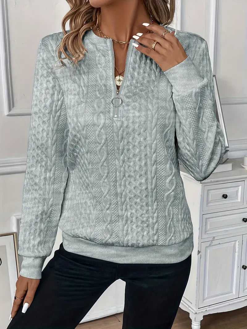 Ulrike - Pullover mit Reißverschluss