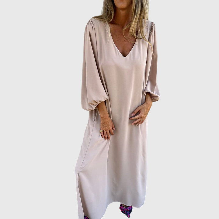Carol™ - Langes Boho-Kleid mit Taschen