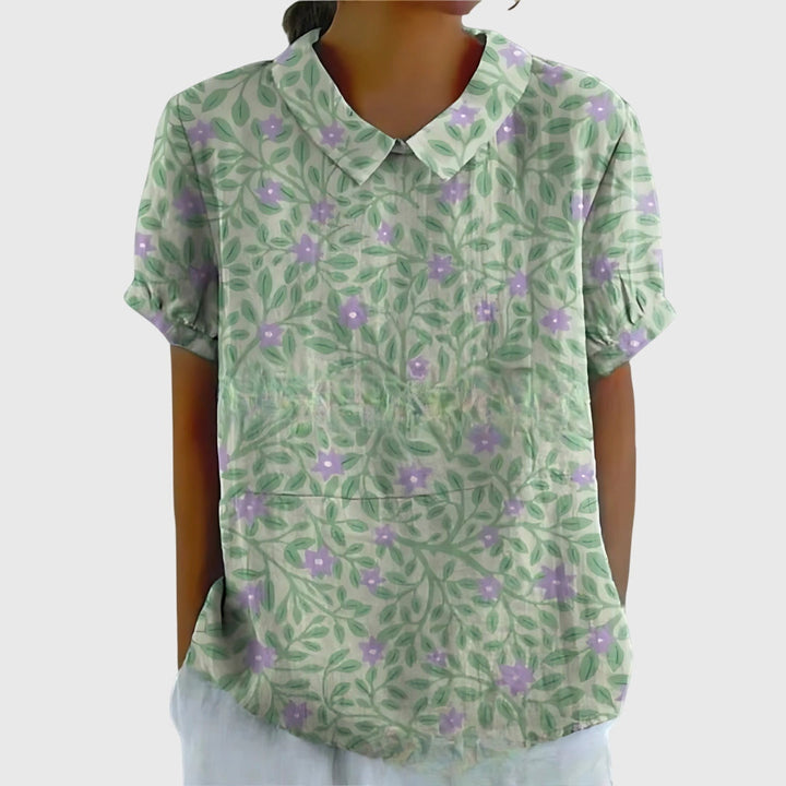 Jenna™ | Blumenbluse