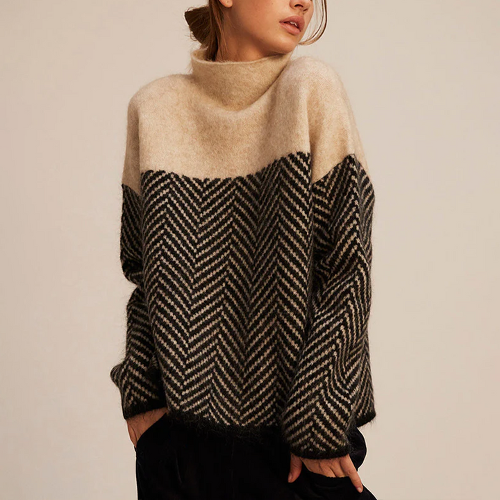 Talia™ - Bequemer Rollkragen-Strickpullover
