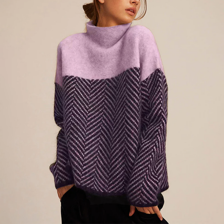 Talia™ - Bequemer Rollkragen-Strickpullover