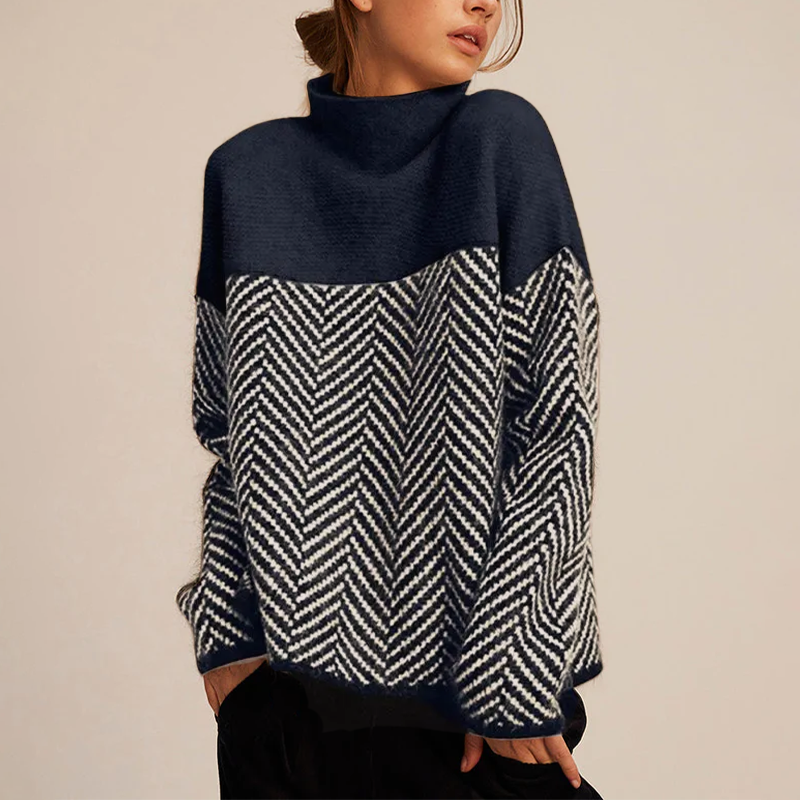 Talia™ - Bequemer Rollkragen-Strickpullover