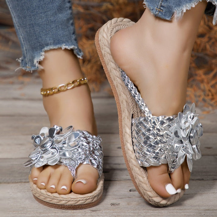Sadie - Lebhafte Blüten Sandalen