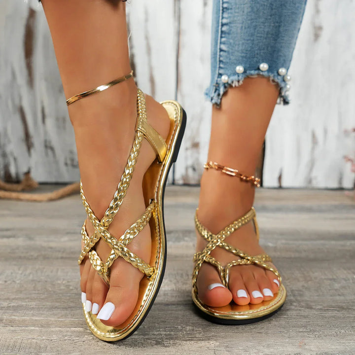 Charlie - Luxe Geflochtene Sandalen