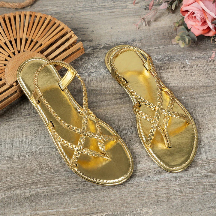 Charlie - Luxe Geflochtene Sandalen