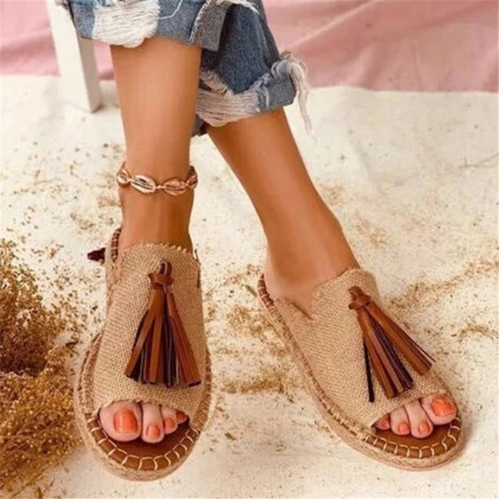 Zamara - Boho Quasten Sandalen