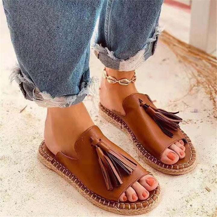 Zamara - Boho Quasten Sandalen