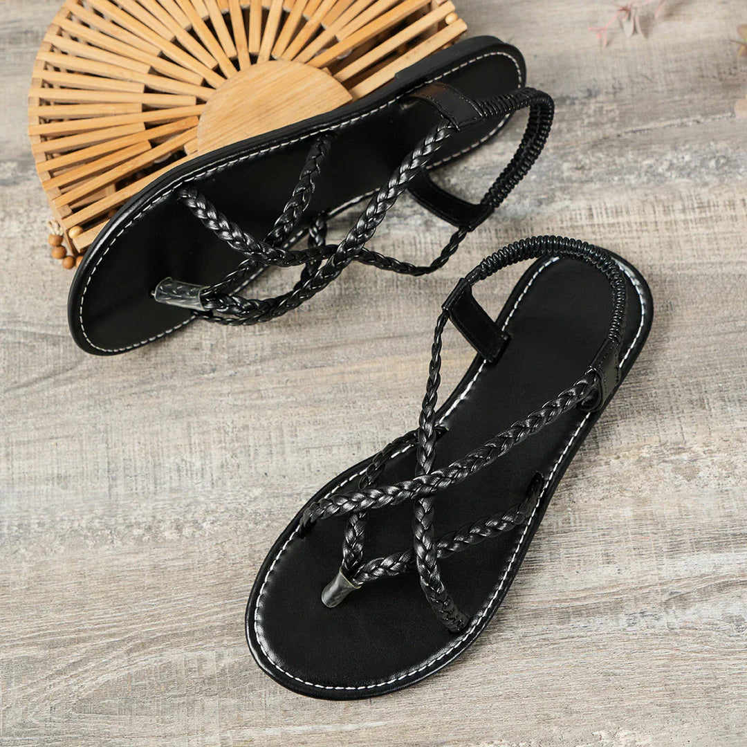 Charlie - Luxe Geflochtene Sandalen