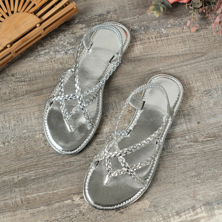 Charlie - Luxe Geflochtene Sandalen
