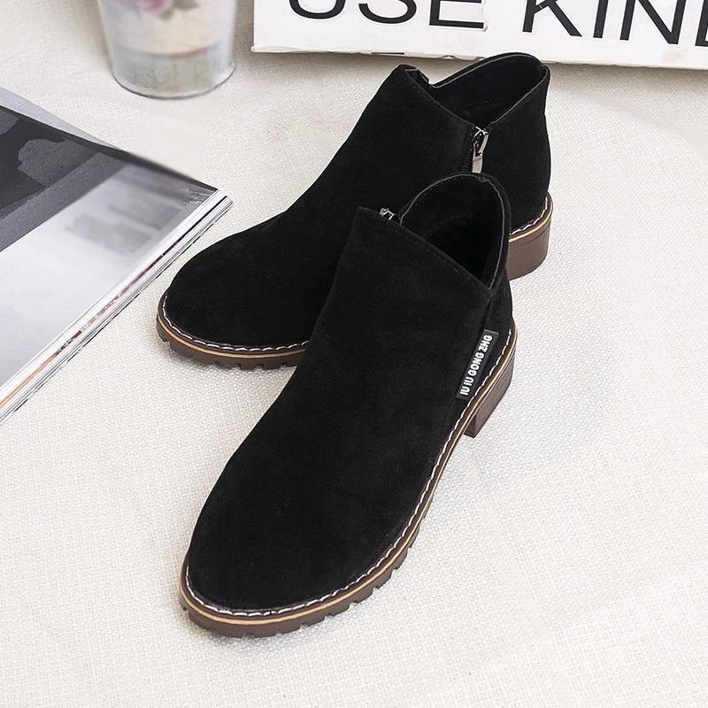 Margarete - Stiefeletten mit dicker Sohle