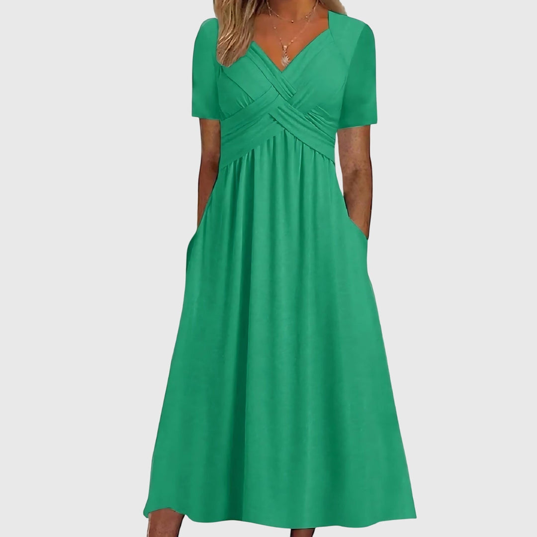 Viola™ | Midi-Kleid mit Bauchkontrolle