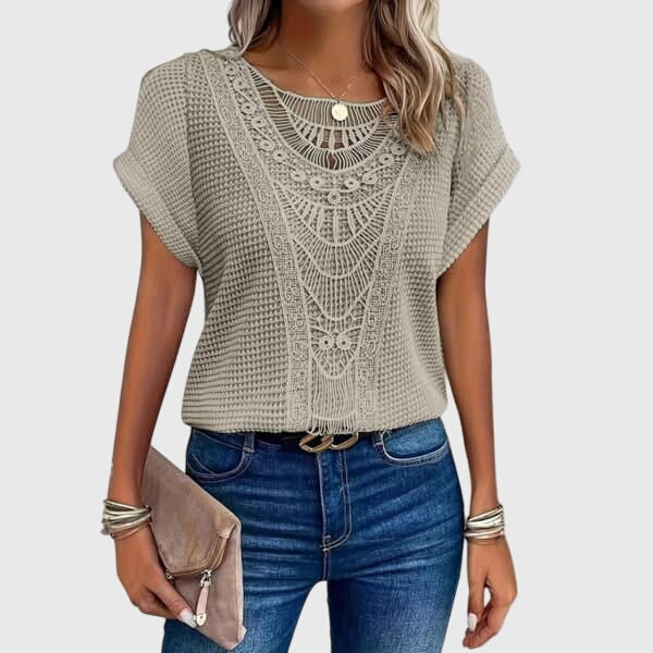 Perle™ | Elegante Ibiza-Stil Bluse