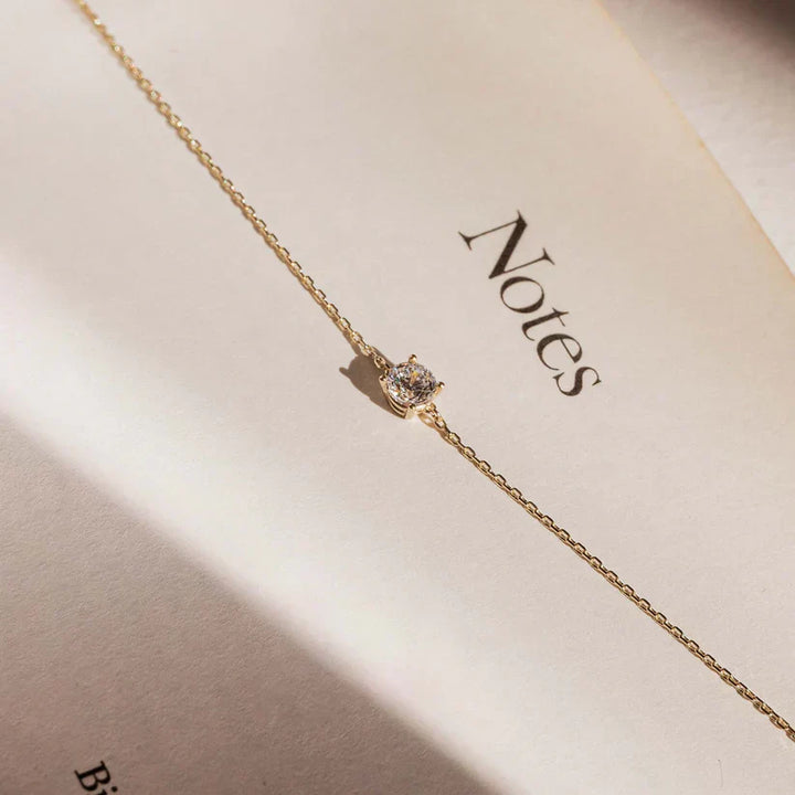 Dalynette | Armband mit Moissanit-Steinen 14k Gold