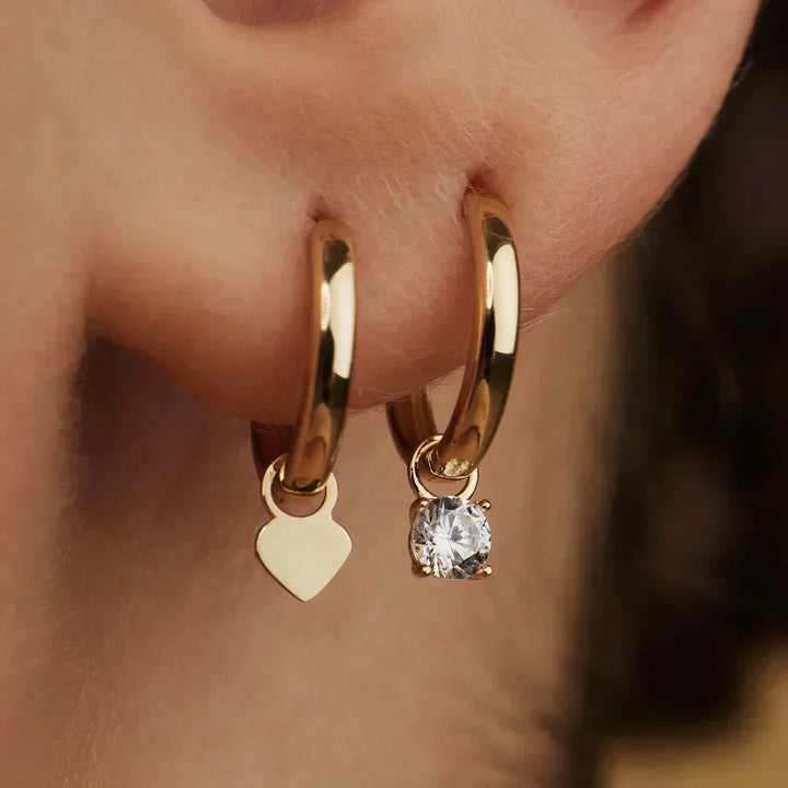 Amarissea | Mondstrahlstein Creolen 14k Gold
