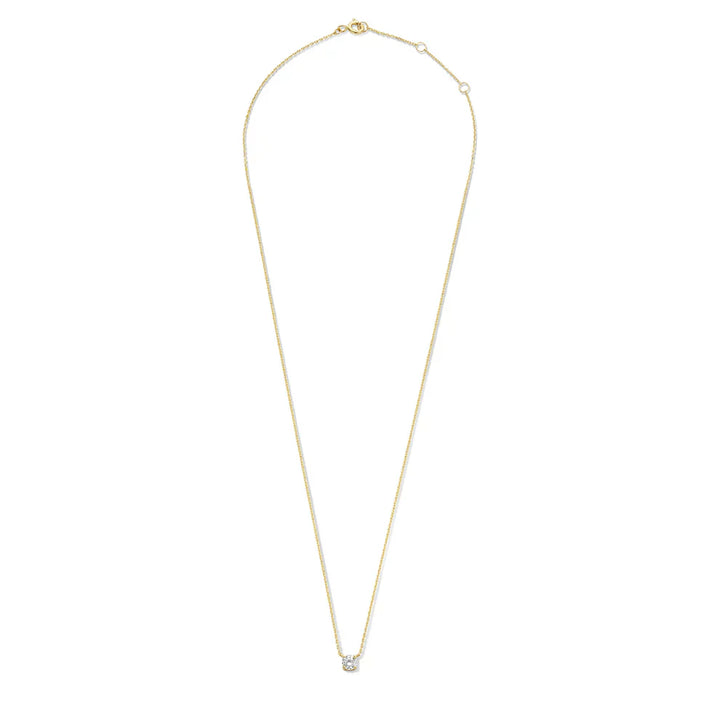 Ysavienna | Moissanit Stein Halskette 14k Gold