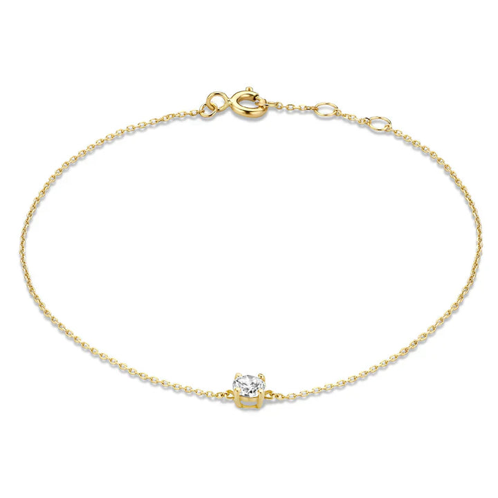 Dalynette | Armband mit Moissanit-Steinen 14k Gold