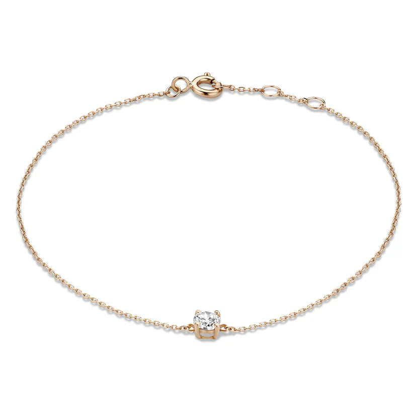 Dalynette | Armband mit Moissanit-Steinen 14k Gold