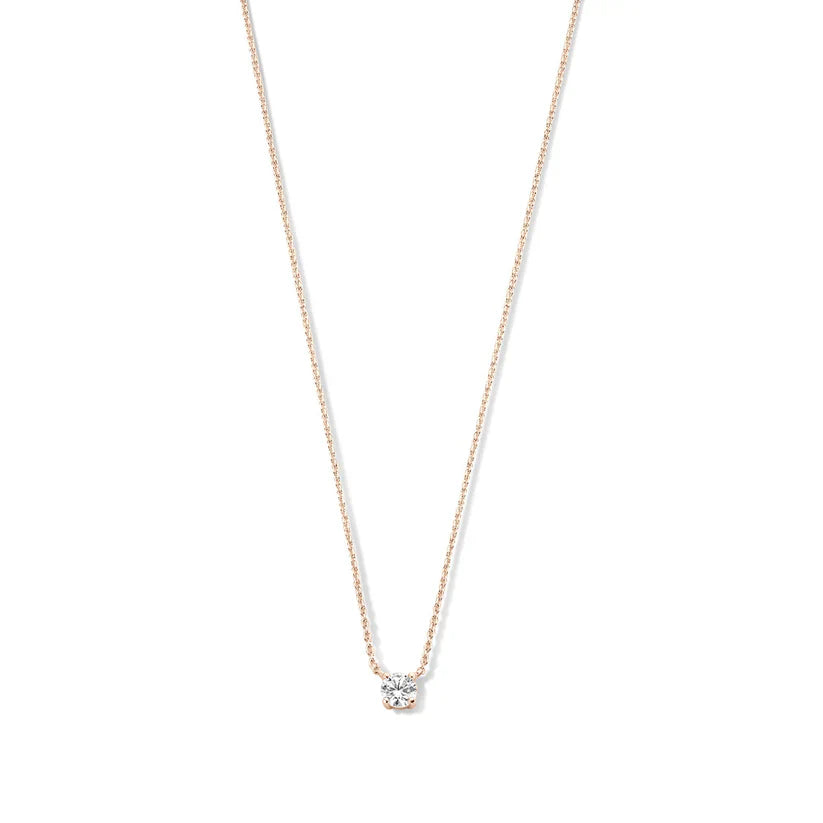Ysavienna | Moissanit Stein Halskette 14k Gold