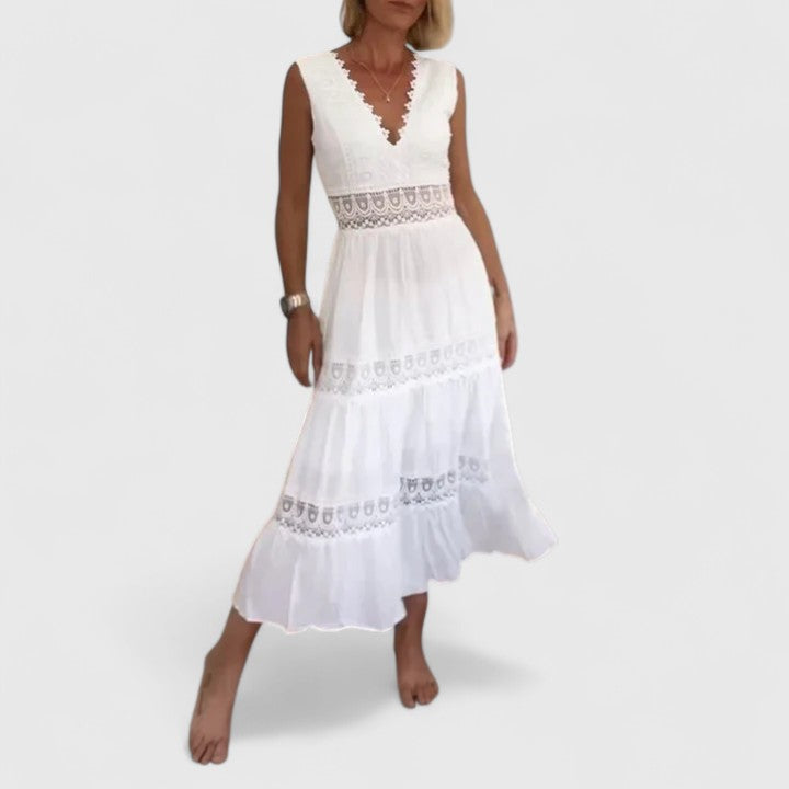 Alena | Elegantes Midi-Kleid