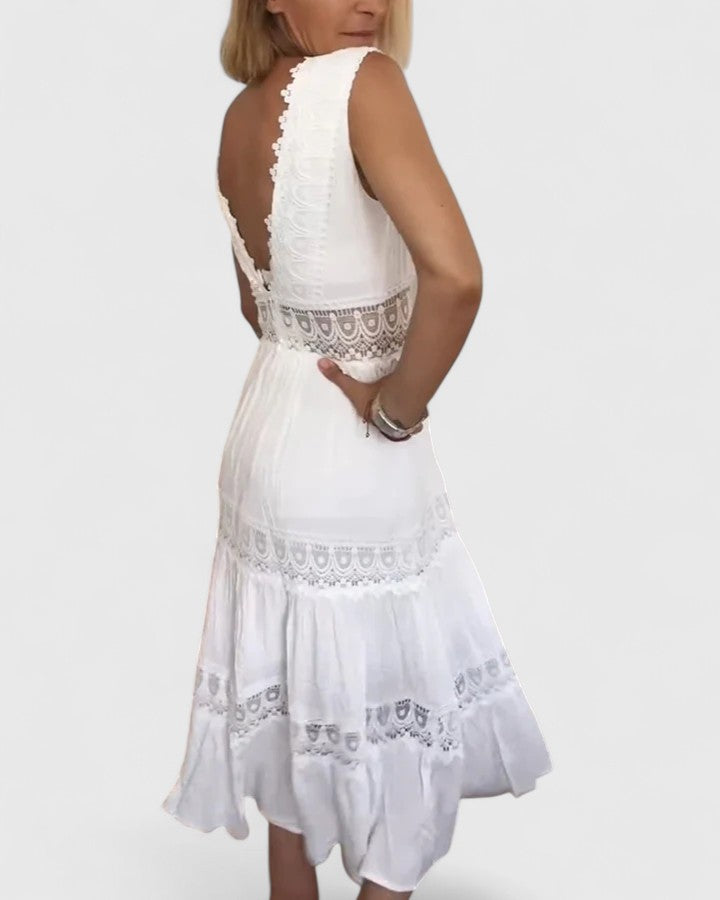 Alena | Elegantes Midi-Kleid