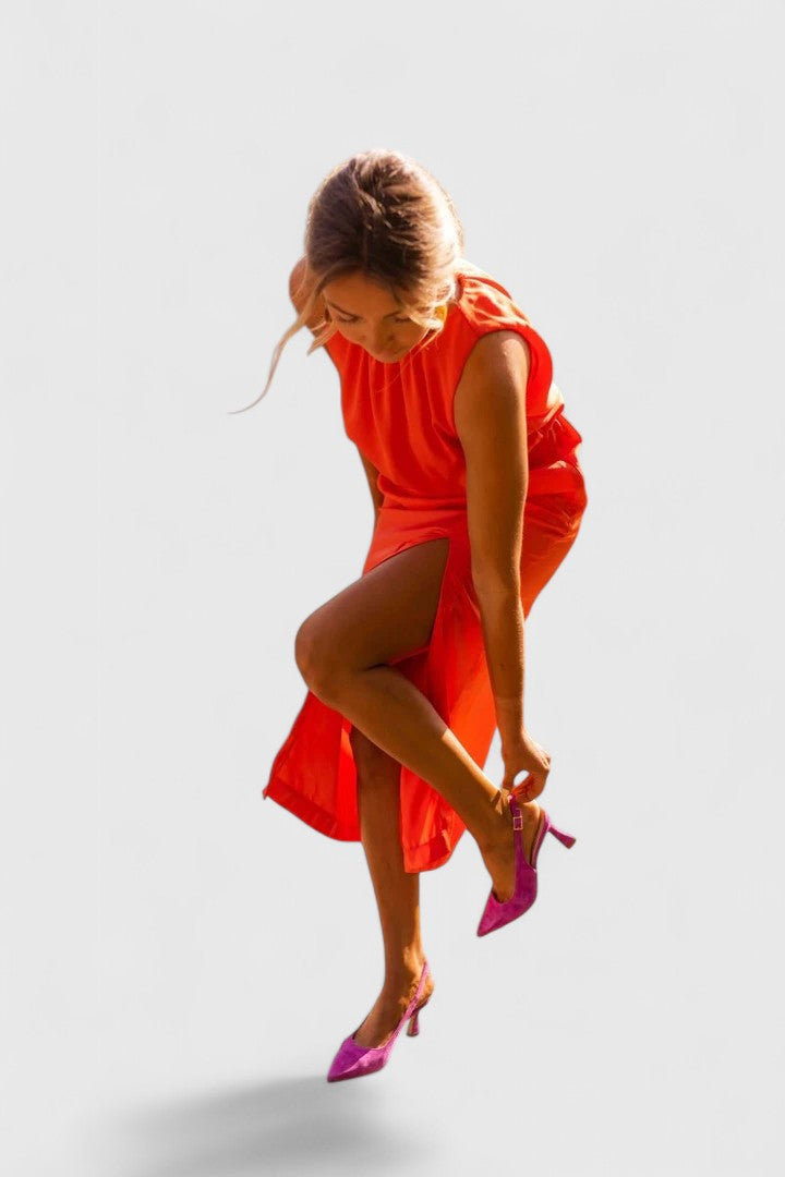 Theonae™ | Bequemes Midi-Kleid