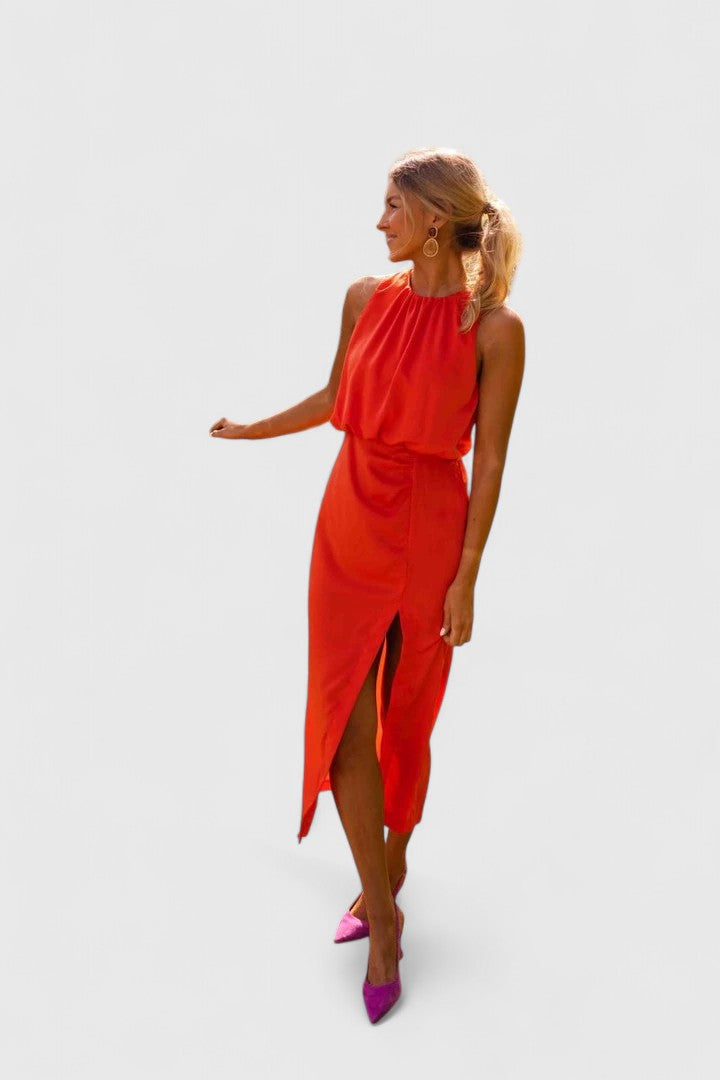 Theonae™ | Bequemes Midi-Kleid