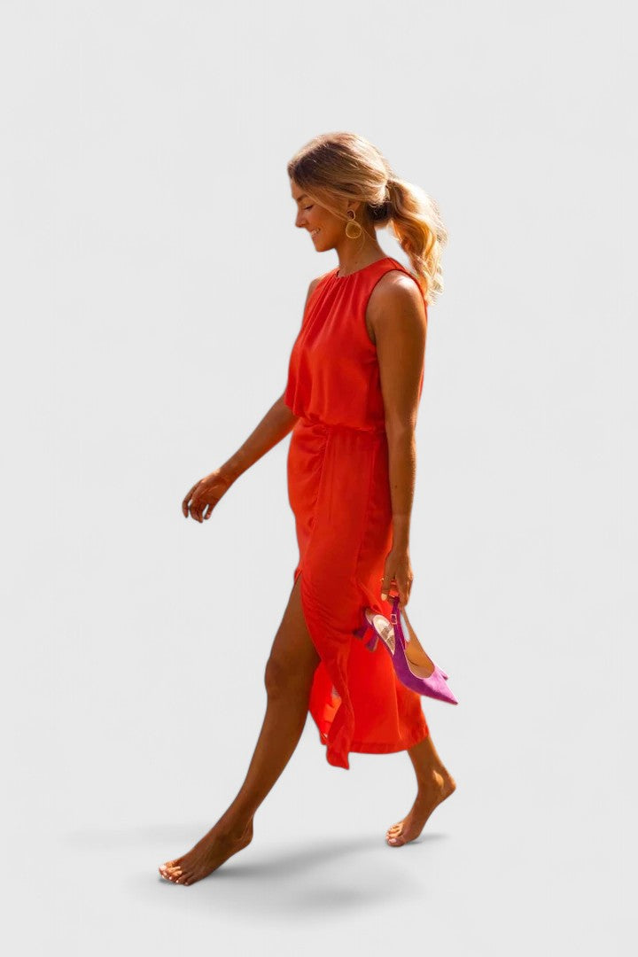 Theonae™ | Bequemes Midi-Kleid