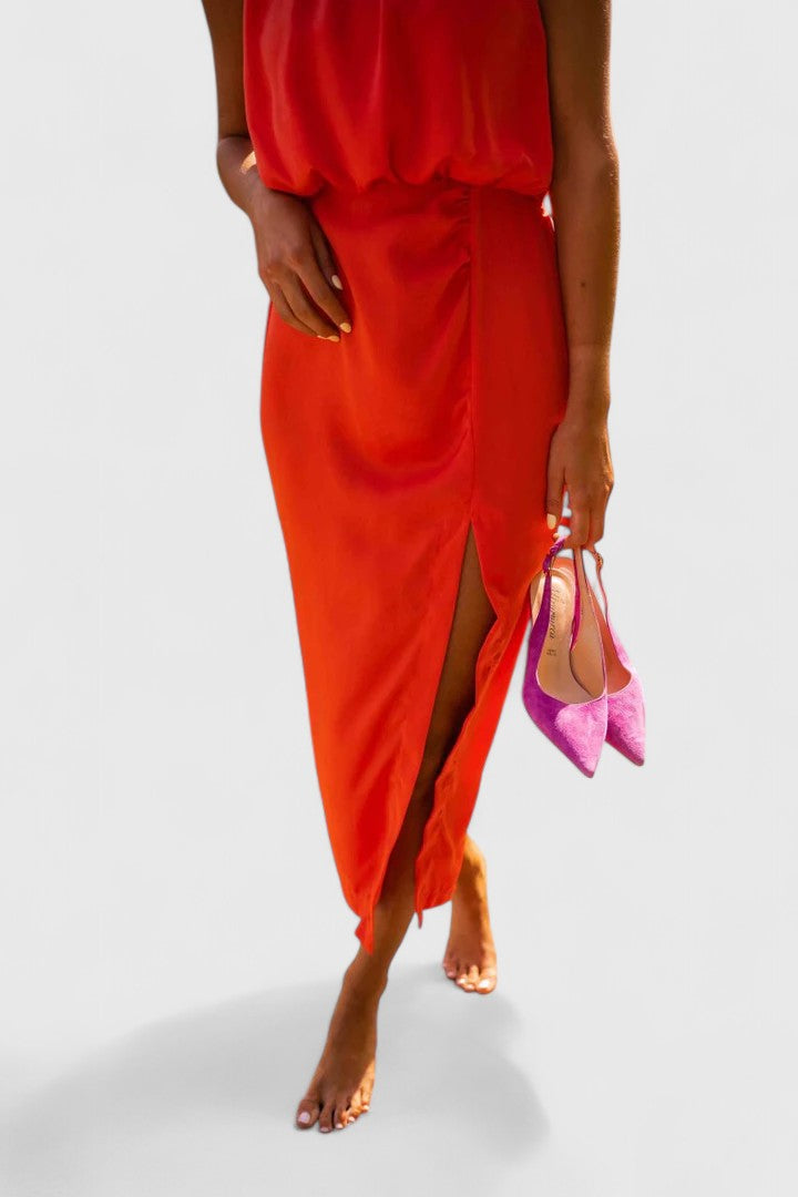 Theonae™ | Bequemes Midi-Kleid