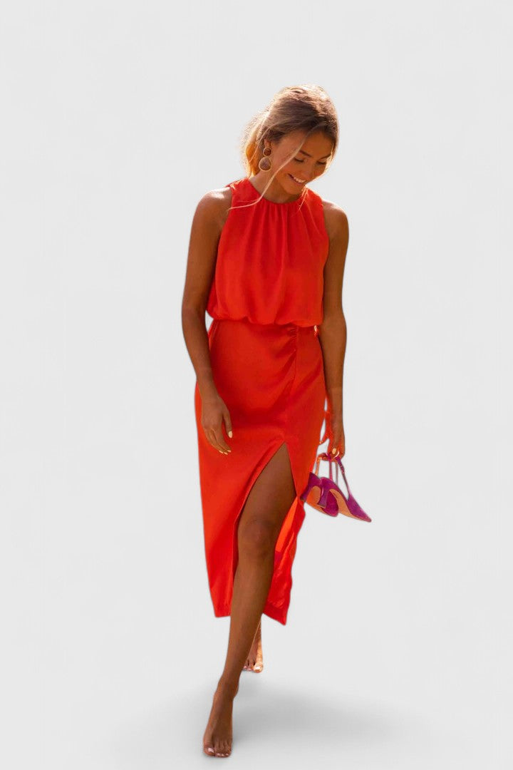 Theonae™ | Bequemes Midi-Kleid